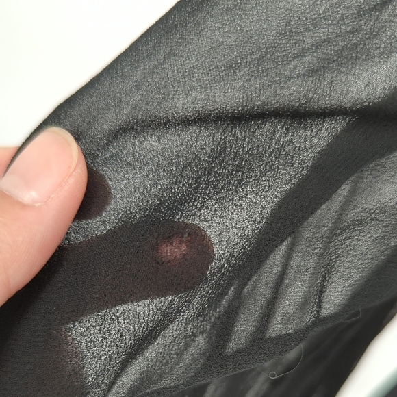 01519 Vintage Women's Embroidered Bow Dress Black Cream Size 7/8 coquette girl - Picture 13 of 13